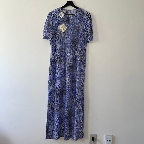 Baum Und Pferdgarten Adamaris Smocked MIDI Dress Sz 42 - Picture 3 of 13